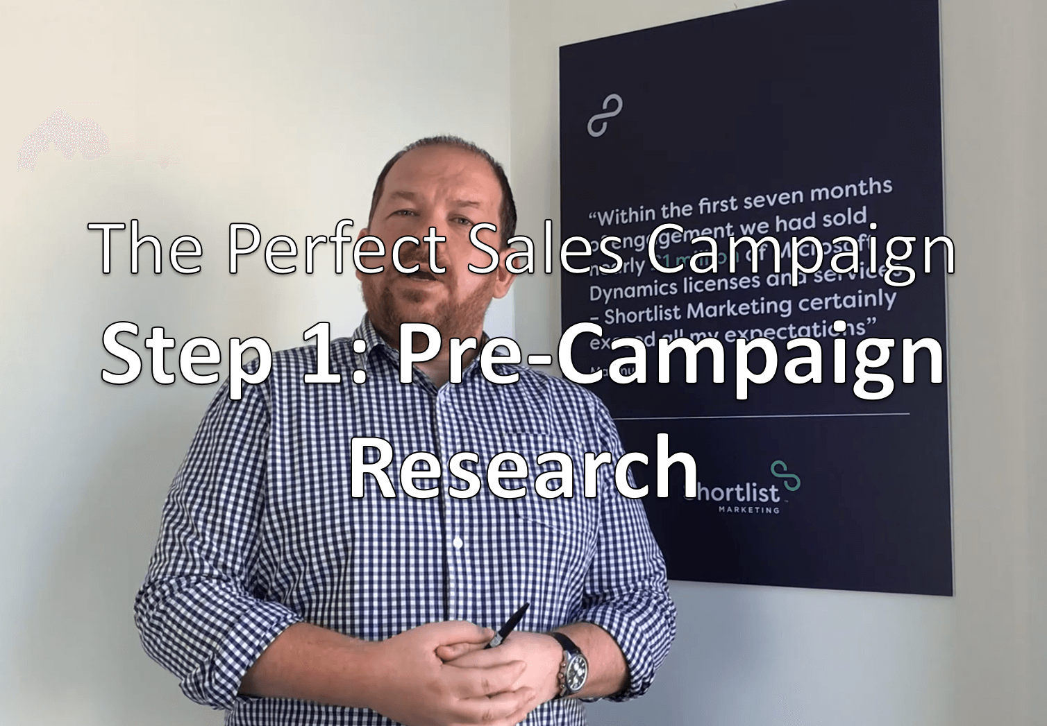 The Perfect Sales Campaign – Step 1 Pre-Campaign Research